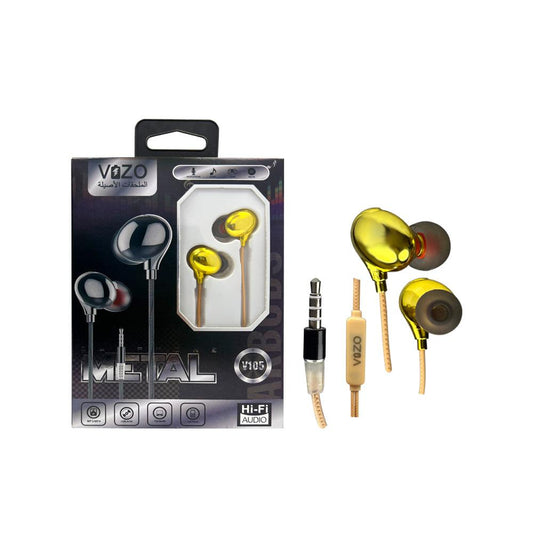 VIZO V105 Gaming Hand-free | Smart Bass Ear Phones for Men and Women