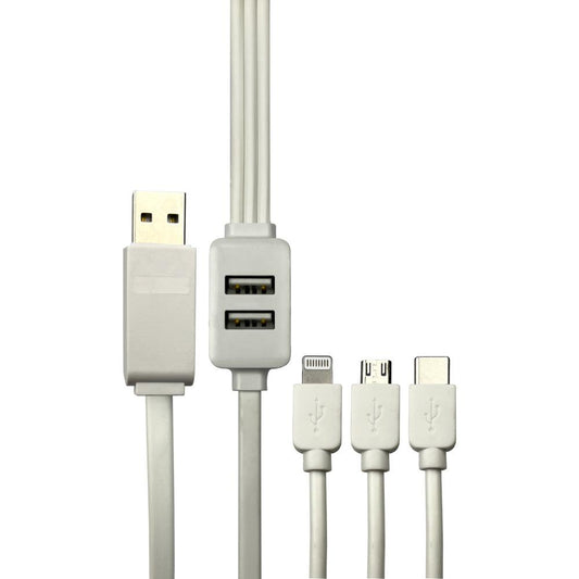 VIZO 5-in1 فاسٹ ڈیٹا کیبل USB توسیعی ڈیٹا کیبل