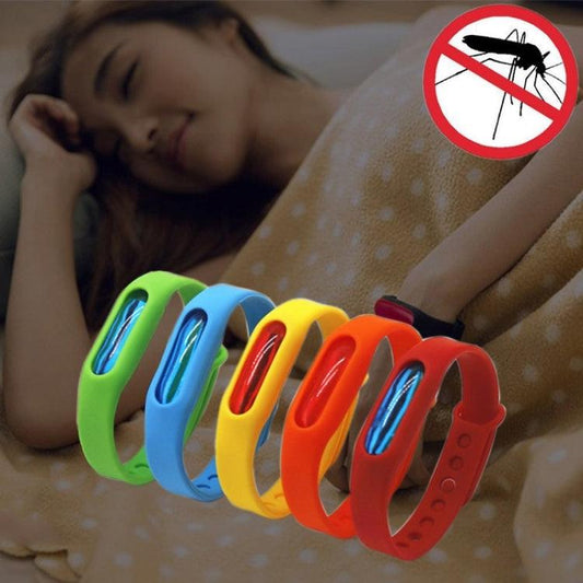 Mosquito killer band | Mosquito Repellent Bracelet | Plant Essential Oil Silicone | Anti-Mosquito Wristband Bugs Away, Suitable for Children and Adults (Random Color)