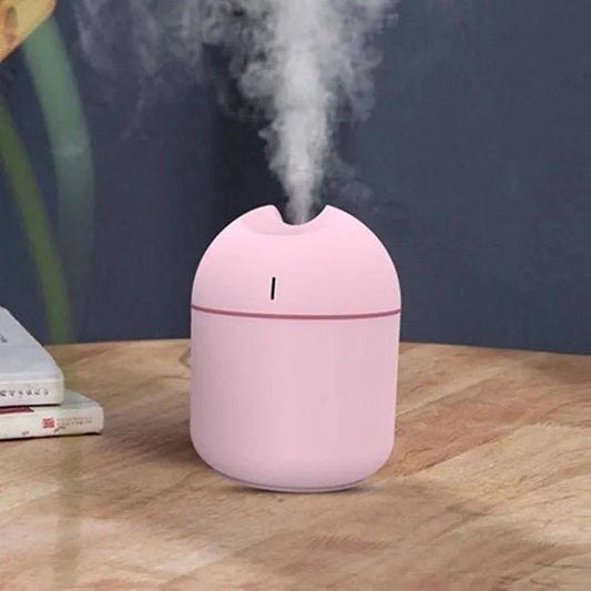 250ml Air Humidifier USB Small mini Portable Cool Mist Diff-user for Bedroom Office Desk Car Travel Aroma Atomizer (بے ترتیب رنگ)