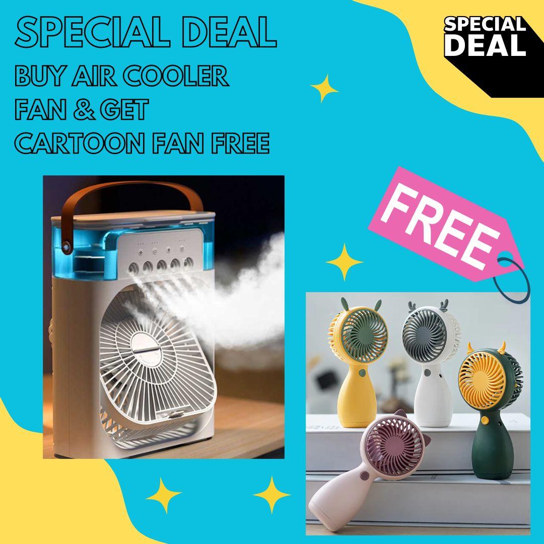 new deal buy Air Conditioner Fan,Mini Cartoon fan free