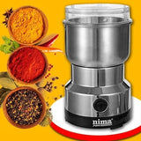 Multi Purpose Nima Electric Coffee Spice Bean Grinder - 150W