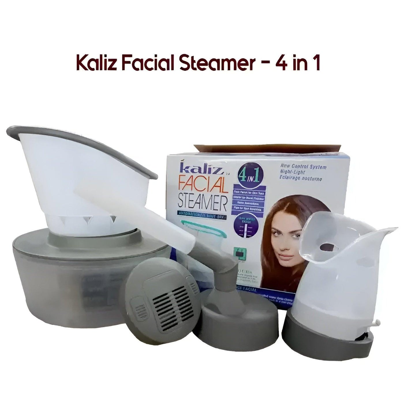 Kaliz Facial Steamer set 4 in 1 with Inhaler Humidifier Toner and Steamer