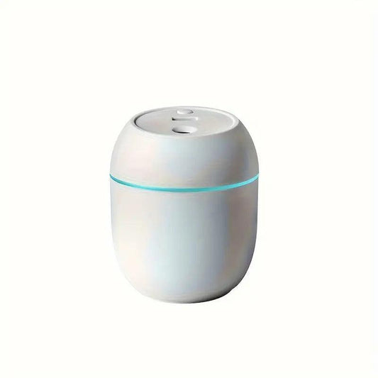 Humidier with Warm LED Outline USB Portable Air Humidifier  Essential Oil Diffuser Modes Auto Off With LED Light For Home Car Mist Maker Face Steamer Car Air Fresheners